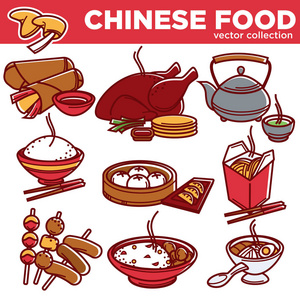 中国菜的食物