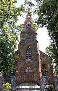 哥特式教堂立陶宛图片