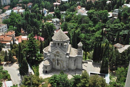 雅尔塔。 亚美尼亚教堂圣瑞普西梅