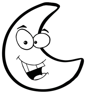 卡通月亮图片图片大全