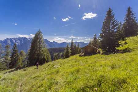 奥地利山夏日风景 Lesachtal Gailtal 性质