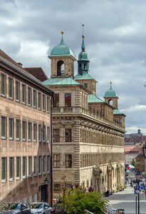 旧市政厅的纽伦堡，德国