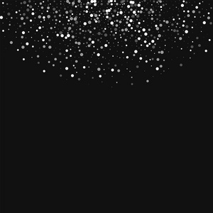 随机落白点点黑色背景矢量上的半圆随机爱上白色圆点三个白点在黑色