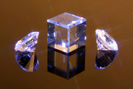 神奇的切割水晶照片