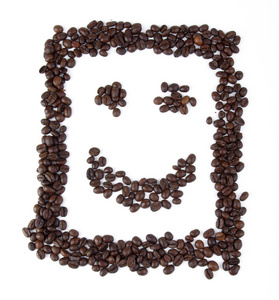 带着咖啡豆微笑