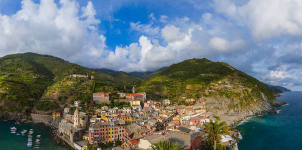 在意大利五渔村Vernazza