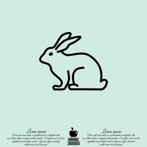 兔线图标