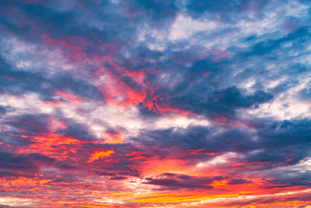 天空上的惊人 cloudscape