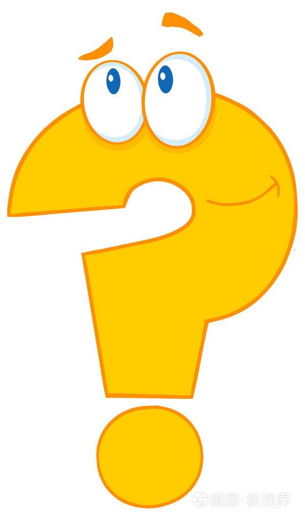 问号卡通人物插画-正版商用图片00bjpe-摄图新视界