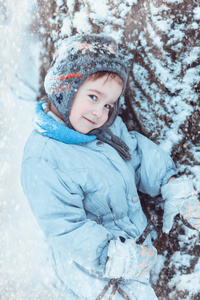 冬天的宝贝的肖像