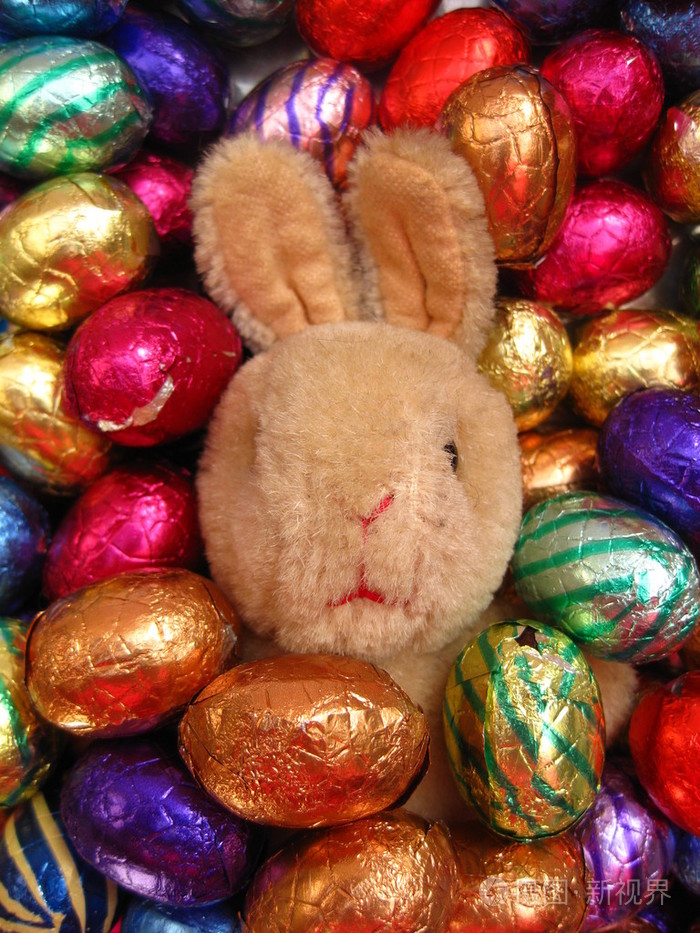 复活节彩蛋兔