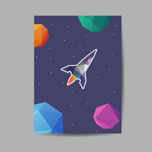 火箭发射画图片