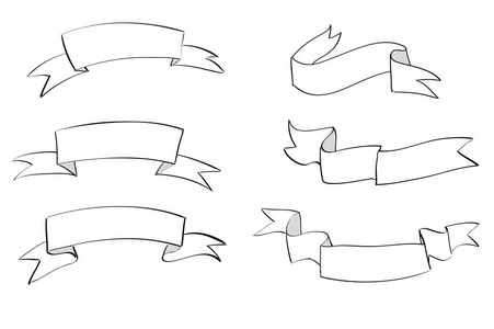 可爱的丝带的集合图片-可爱的丝带的集合素材-可爱的丝带的集合插画