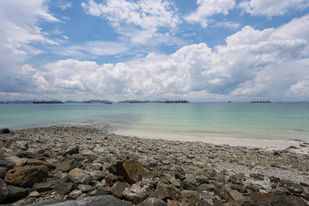 锡昌岛美丽海 v 春武里省的沿海地区