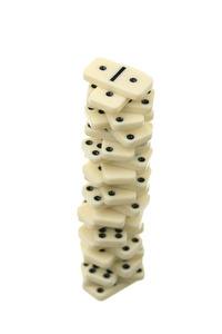 多米诺骨牌 domino的名词复数 