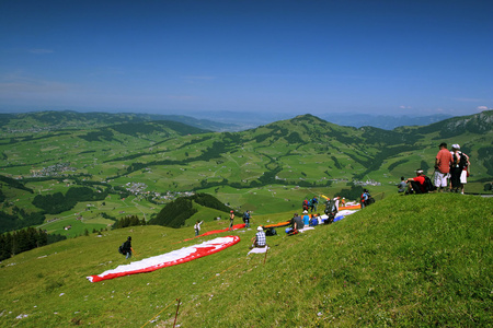 瑞士滑翔伞阿彭策尔