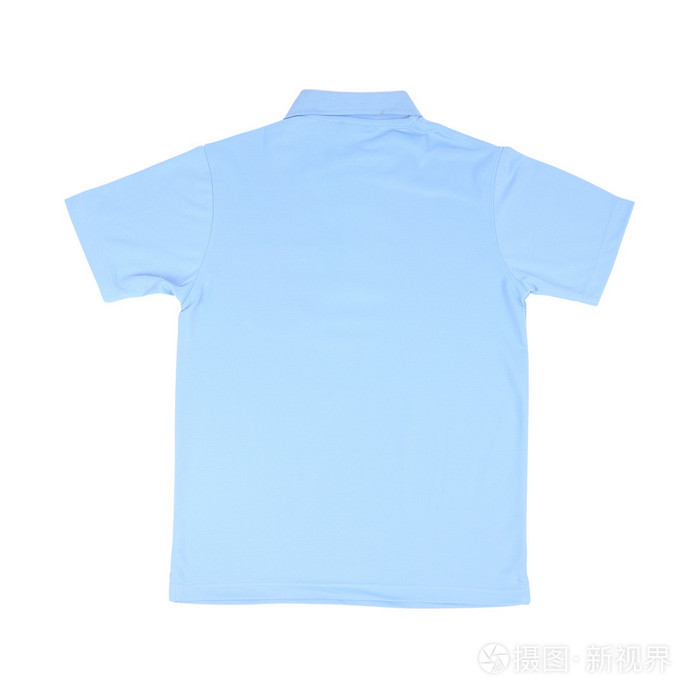 空白的马球衬衫