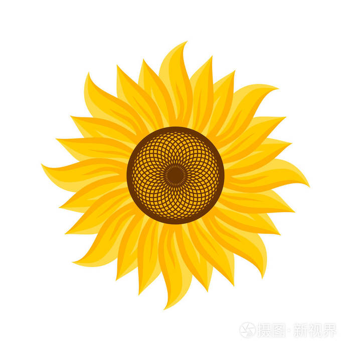 标志和符号的向日葵的感恩节