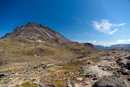 在海门国家公园，挪威的 besseggen 脊