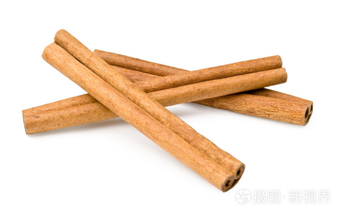 樟属植物桂皮香料肉桂色黄棕色