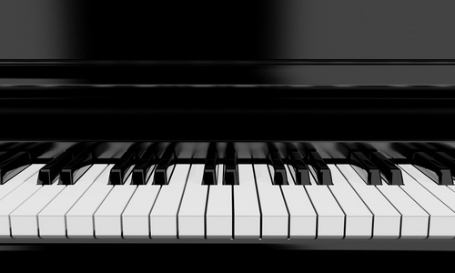 钢琴键照片