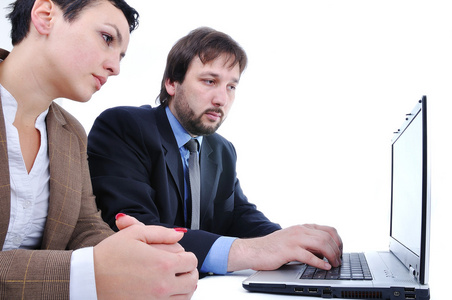 夫妇在业务图片