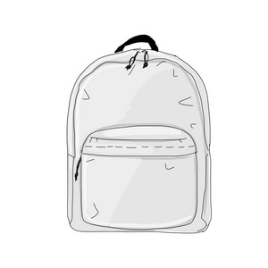 露营手提包背包的样机,为您设计素描照片