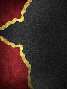 在黑色背景上的红板的布局照片