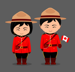 加拿大皇家骑警的队照片