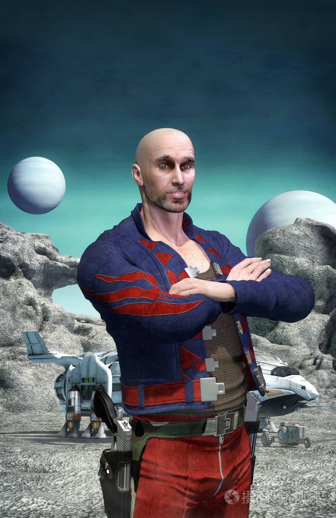 太空海盗星球和太空飞船照片-正版商用图片00g5ys-摄图新视界