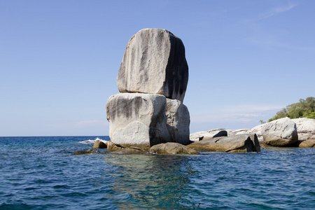 与小岛，岛里朴岛，泰国海景