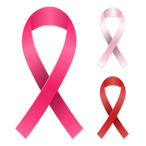 乳房癌认识矢量背景