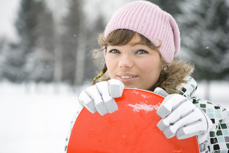 美丽的姑娘雪