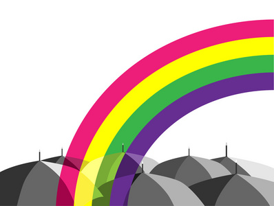 伞状彩虹