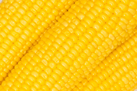 极端接近黄色玉米芯图片