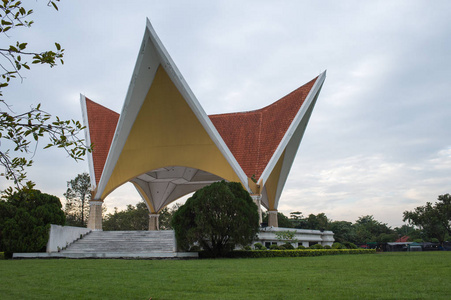 在花园里 Suanluang Rama 9，公共公园，曼谷，泰国馆