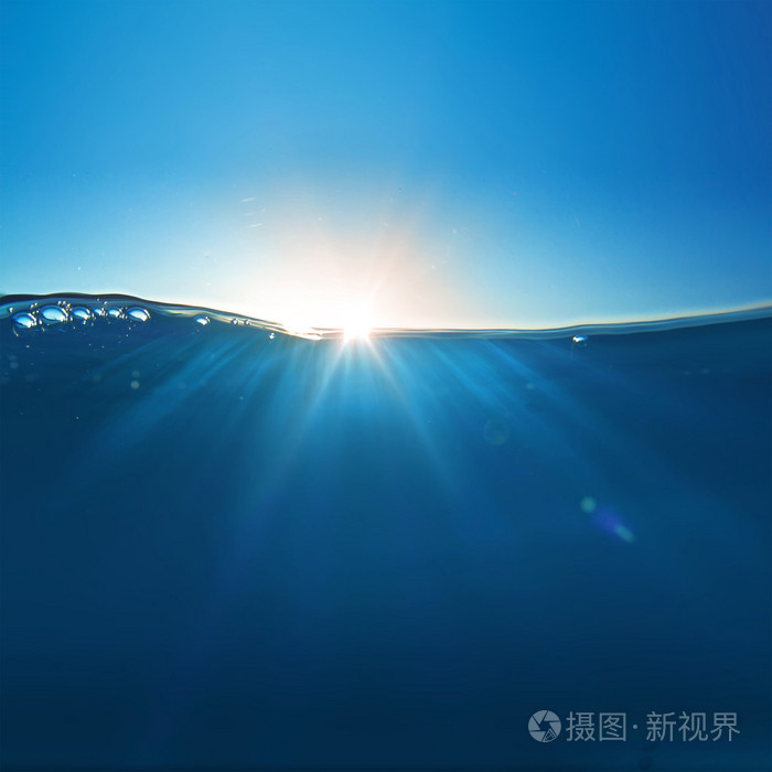 水下和阳光