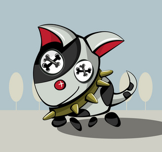 漫画小人狗 蹩脚货 丑女人 卑鄙小人照片