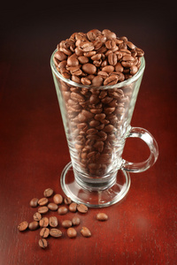 黑底玻璃咖啡豆
