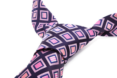紫色纺织领带图片