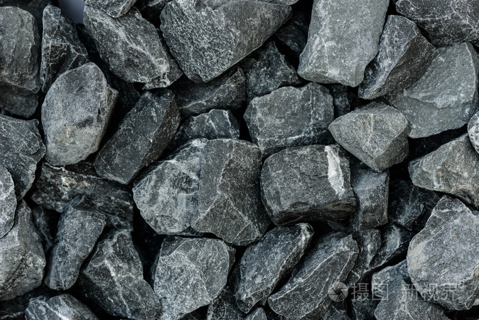 灰色花岗岩砾石背景混合混凝土