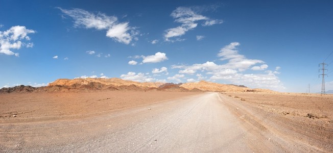 沙漠中的道路
