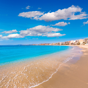 阿吉拉斯阿尔海滩穆尔西亚在西班牙