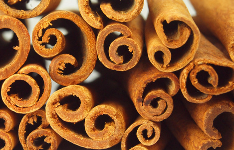 樟属植物 桂皮香料 肉桂色,黄棕色照片