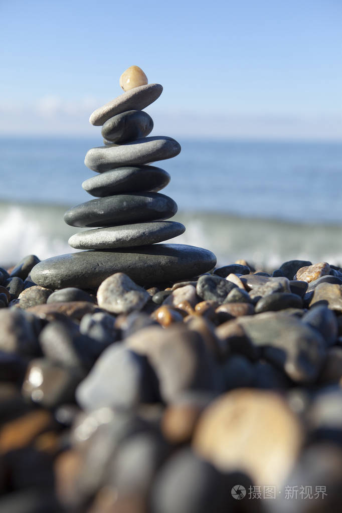 上海滩, 阳光, 大海, 夕阳, 背景, 背景图像的石头,石头海滩