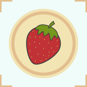 草莓的颜色图标