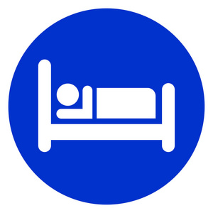 床上蓝色的小圆圈图标