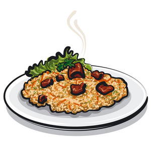 阿拉伯抓饭图片