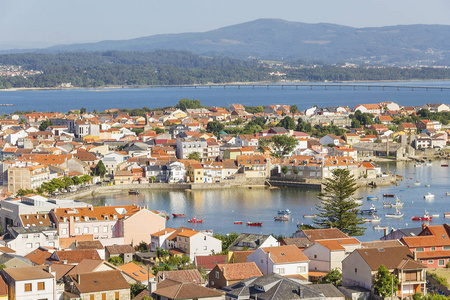 基督教徒 de Arousa 的全景视图