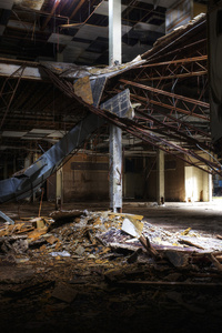 废弃的百货商店照片